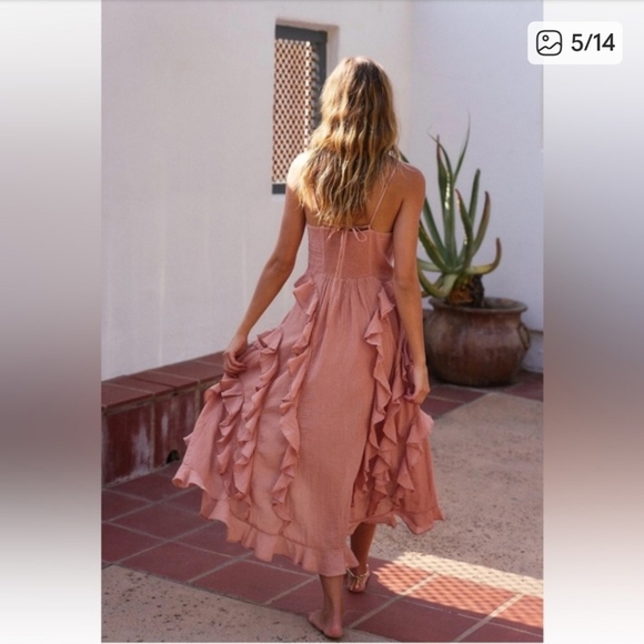 FINAL PRICE! RARE FREE PEOPLE LACE UP SET - Picture 4 of 4